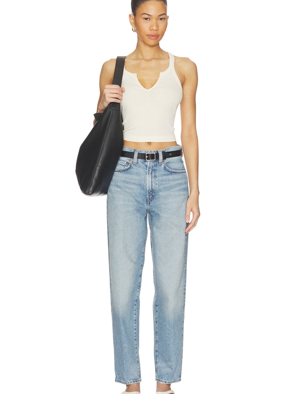 Agolde Light Wash Men's Straight Jeans